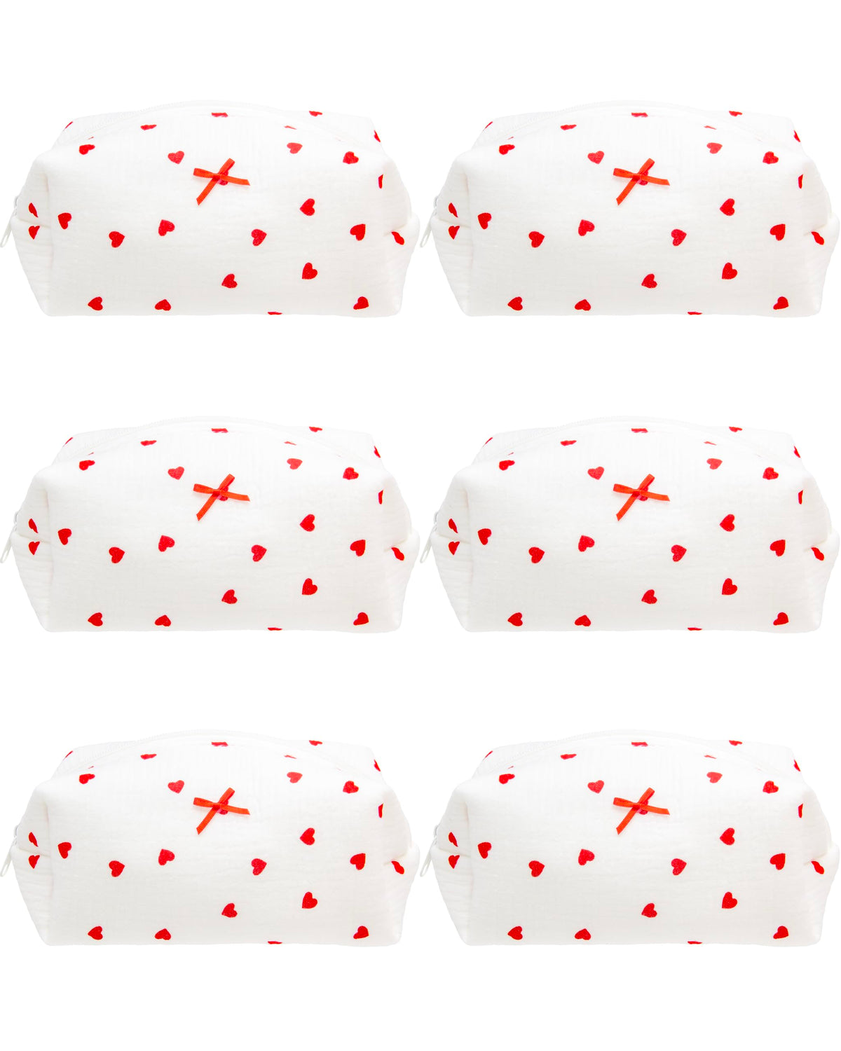 PAZIMIIK Cozy Makeup Bag floral design front view