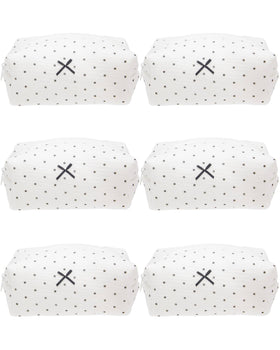 PAZIMIIK Cozy Makeup Bag front view with floral pattern
