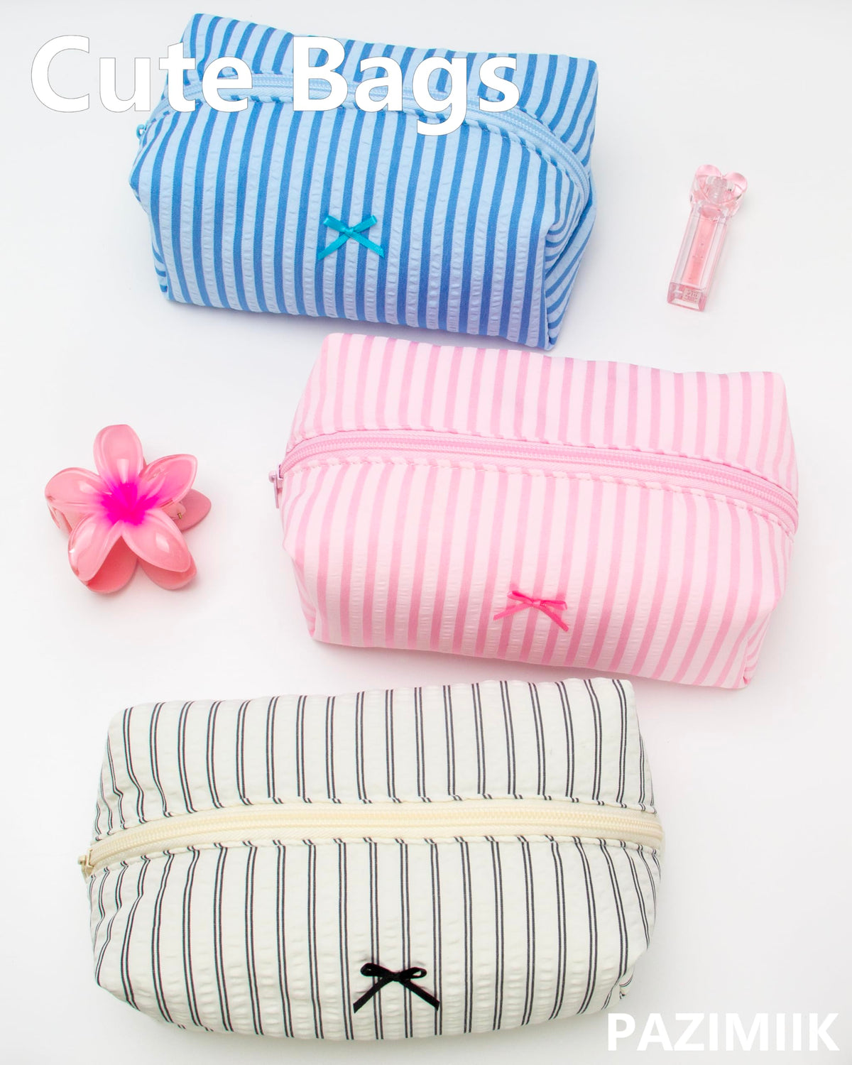 PAZIMIIK Cozy Makeup Bag in a lifestyle setting