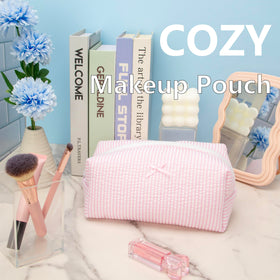 PAZIMIIK Cozy Makeup Bag in a lifestyle setting