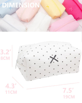 PAZIMIIK Cozy Makeup Bag in a travel setting