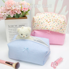 PAZIMIIK Cozy Makeup Bag in a travel setting