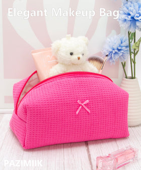 PAZIMIIK Cozy Makeup Bag interior with organized items