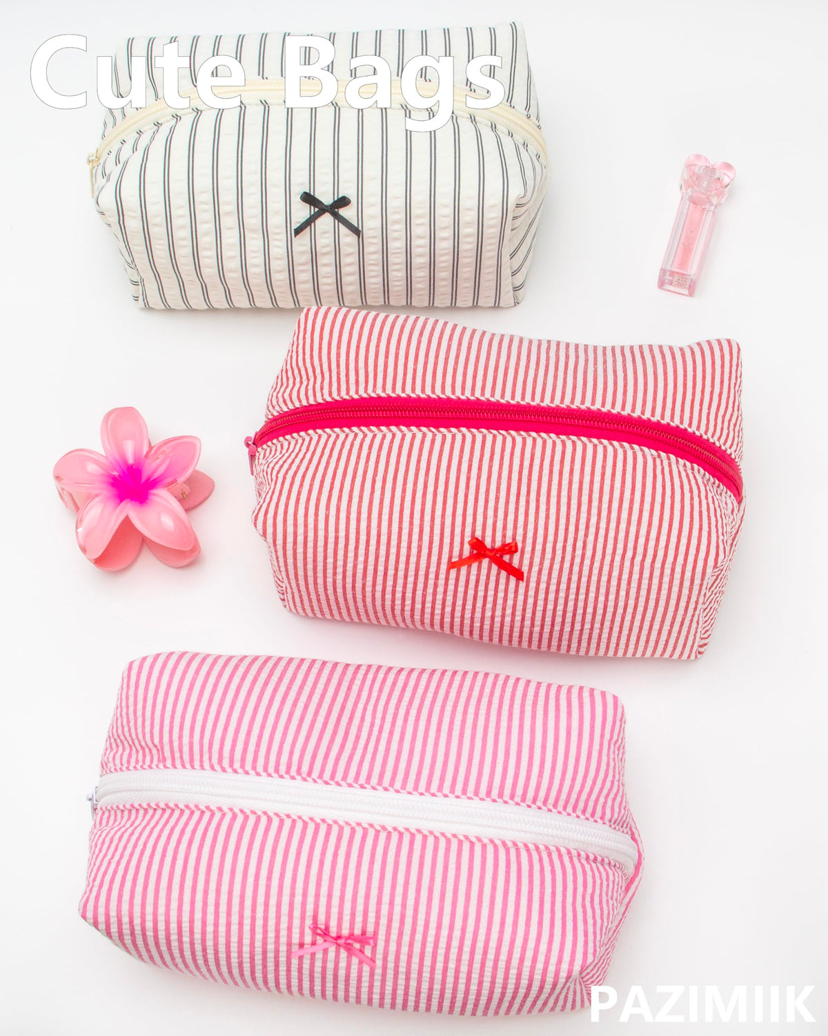 PAZIMIIK Cozy Makeup Bag packaging display