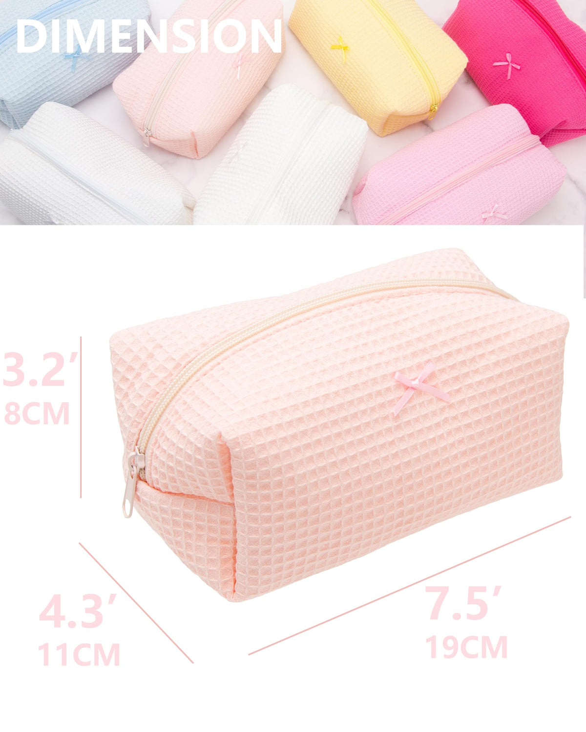 PAZIMIIK Cozy Makeup Bag packed with cosmetics