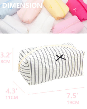 PAZIMIIK Cozy Makeup Bag packed with cosmetics