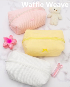 PAZIMIIK Cozy Makeup Bag showing structured base