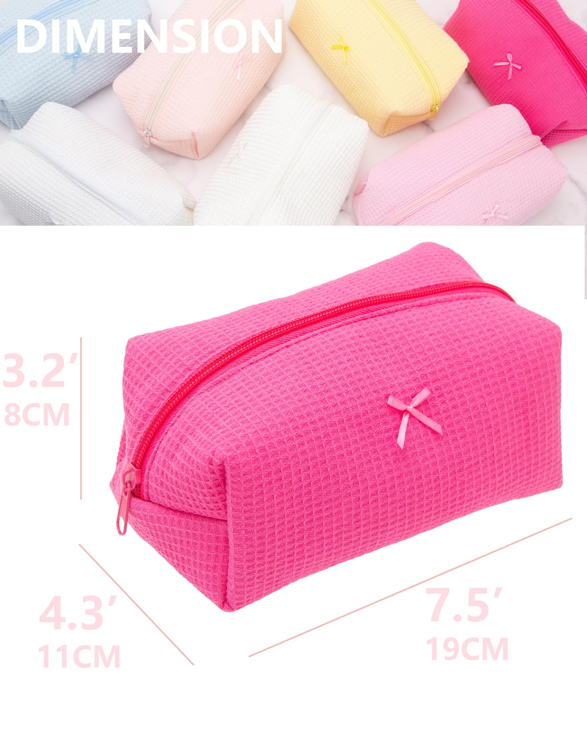 PAZIMIIK Cozy Makeup Bag side view