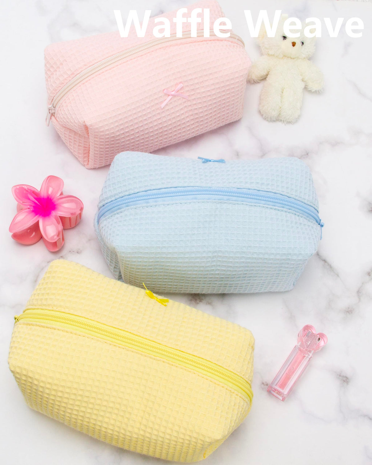 PAZIMIIK Cozy Makeup Bag with structured wide base