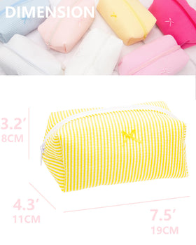 PAZIMIIK Cozy Makeup Bag with toiletries and makeup inside