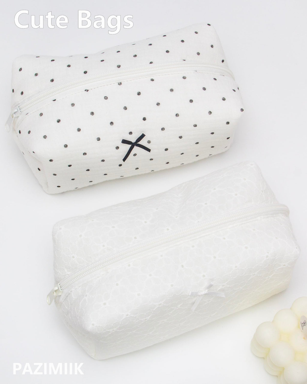 PAZIMIIK makeup bag with toiletries and cosmetics