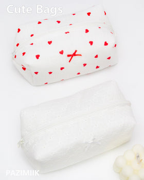 PAZIMIIK set of 6 floral cosmetic bags