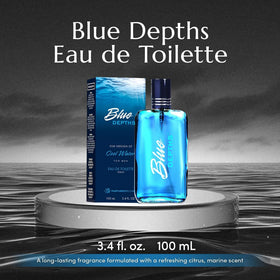 PB ParfumsBelcam Blue Depths Eau de Toilette bottle side view