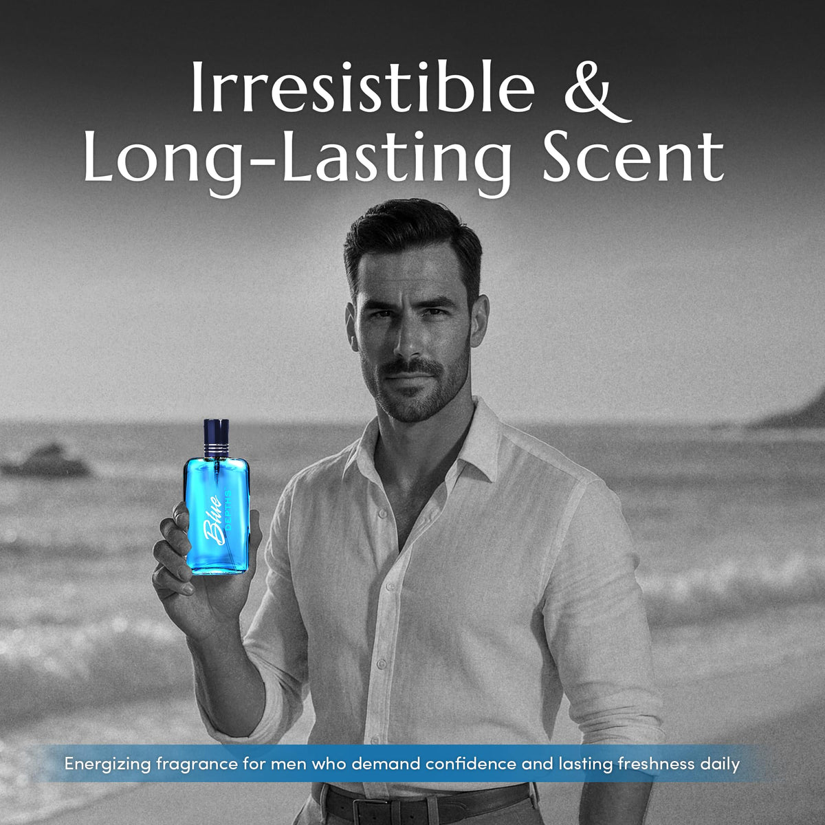 PB ParfumsBelcam Blue Depths Eau de Toilette spray nozzle close-up