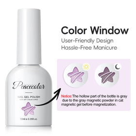PEACECOLOR cat eye gel polish set packaging