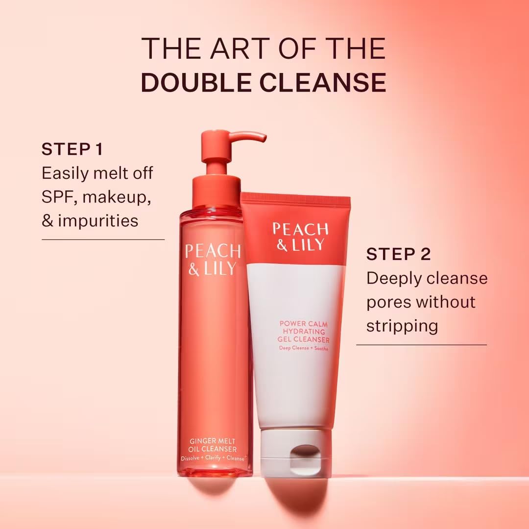 Peach & Lily Ginger Melt Oil Cleanser lifestyle scene