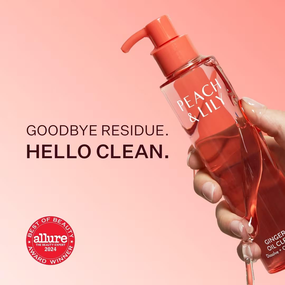 Peach & Lily Ginger Melt Oil Cleanser texture close-up