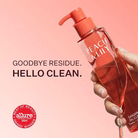 Peach & Lily Ginger Melt Oil Cleanser texture close-up