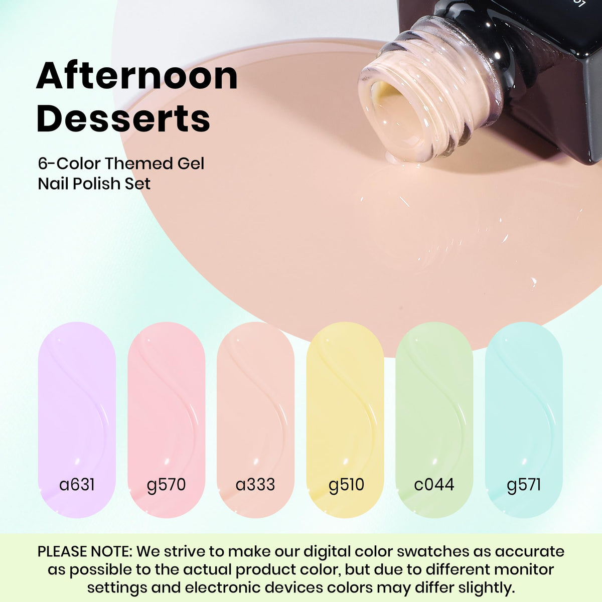 Peach Shake gel polish bottle from beetles Gel Polish