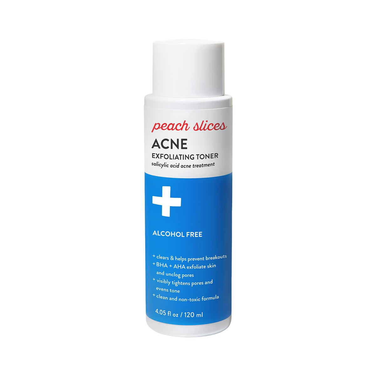 Peach Slices Acne Exfoliating Toner 4.05 oz front view