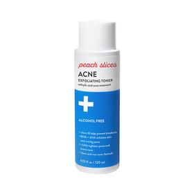 Peach Slices Acne Exfoliating Toner 4.05 oz front view