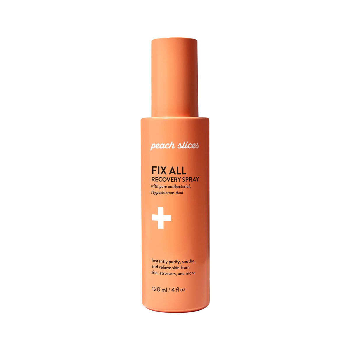 Peach Slices Fix All Recovery Spray 4 oz front view