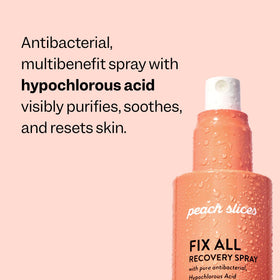 Peach Slices Fix All Recovery Spray 4 oz mist application