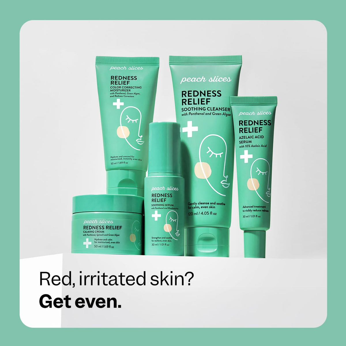 Peach Slices Redness Relief Serum packaging details