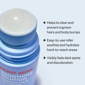 Peach Slices Smoothing Solution 360 roller applicator close-up