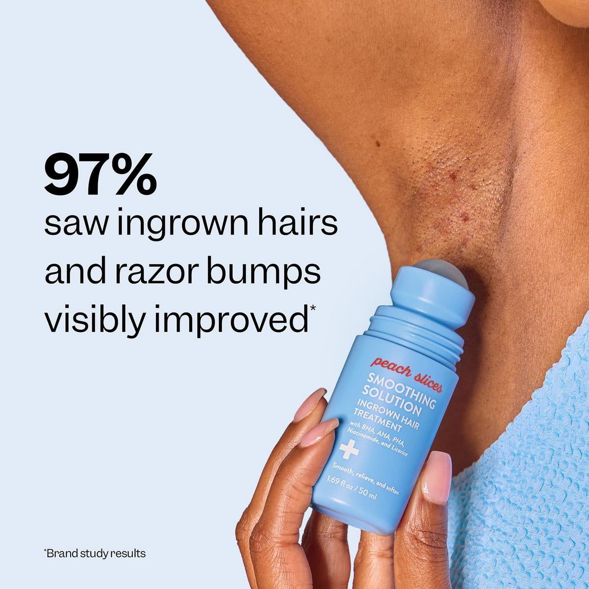 Peach Slices Smoothing Solution with natural ingredients