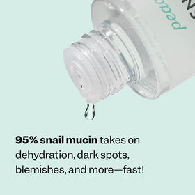 Peach Slices Snail Rescue Toner in a skincare routine flat lay
