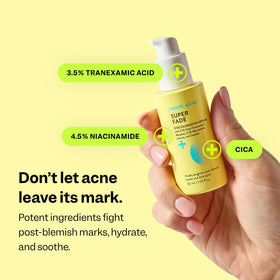 Peach Slices Super Fade Discoloration Serum application on skin