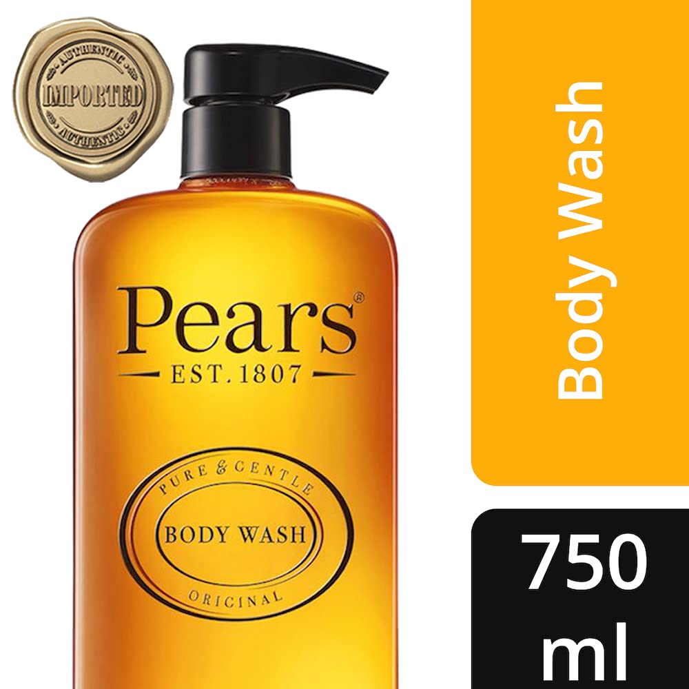 Pears Pure & Gentle Body Wash 750ml back view