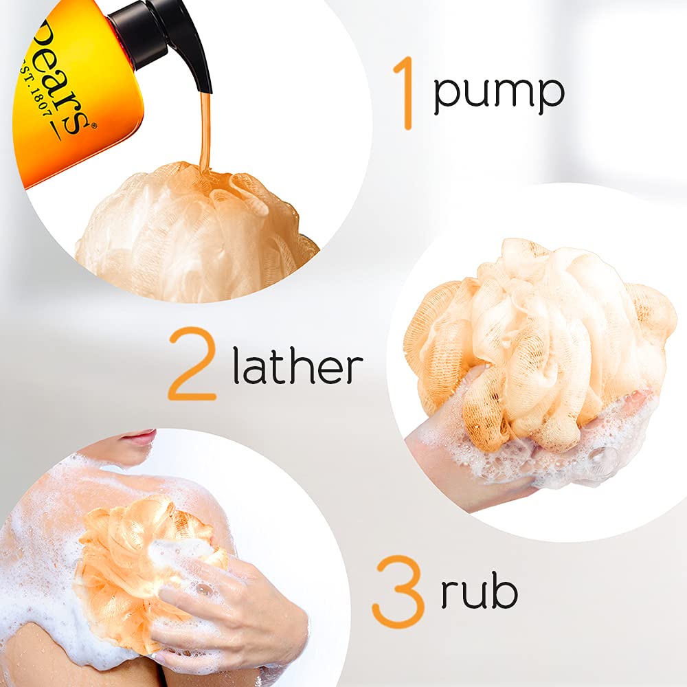 Pears Pure & Gentle Body Wash red bottle details