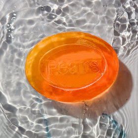 Pears Soap Pure & Gentle bar in a bathroom setting