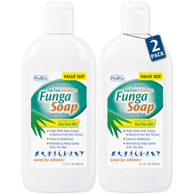 Pedifix FungaSoap Cleansing Wash Pack of 2, 13.5 fl oz front view