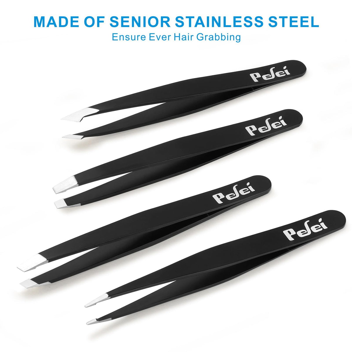 Pefei classic tweezers in black
