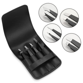 Pefei Tweezers Set displayed on a countertop