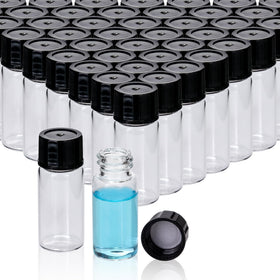 PEKYBIO 10ML clear glass vial front view with screw cap