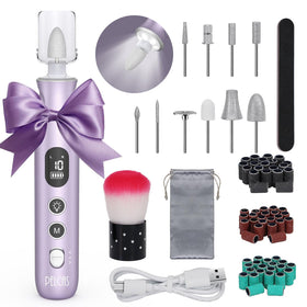 PELCAS Electric Nail Drill cordless model with LED light
