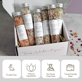 Peppermint bath salt in the Handmade Gift Set