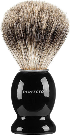 Perfecto Badger Shaving Brush with shaving foam