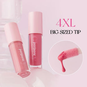 Peripera Ink Glasting Lip Gloss 016 ALL THAT BERRY on a vanity