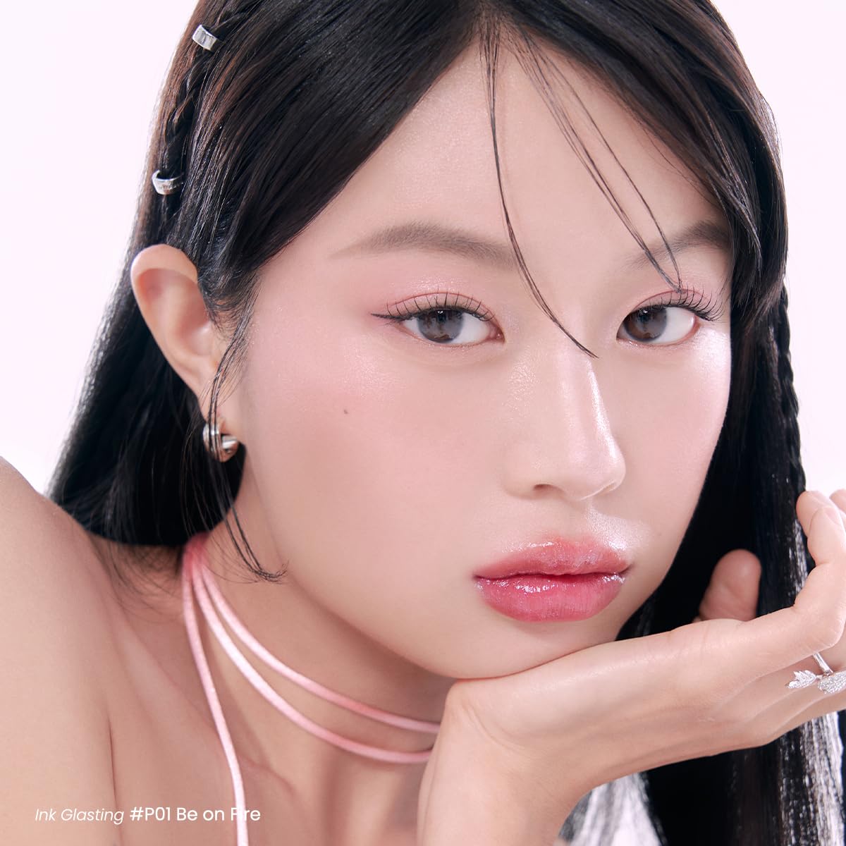 Peripera Ink Glasting Lip Gloss in a makeup setting