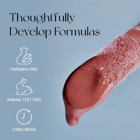 Peripera Ink Glasting Lip Gloss on model's lips