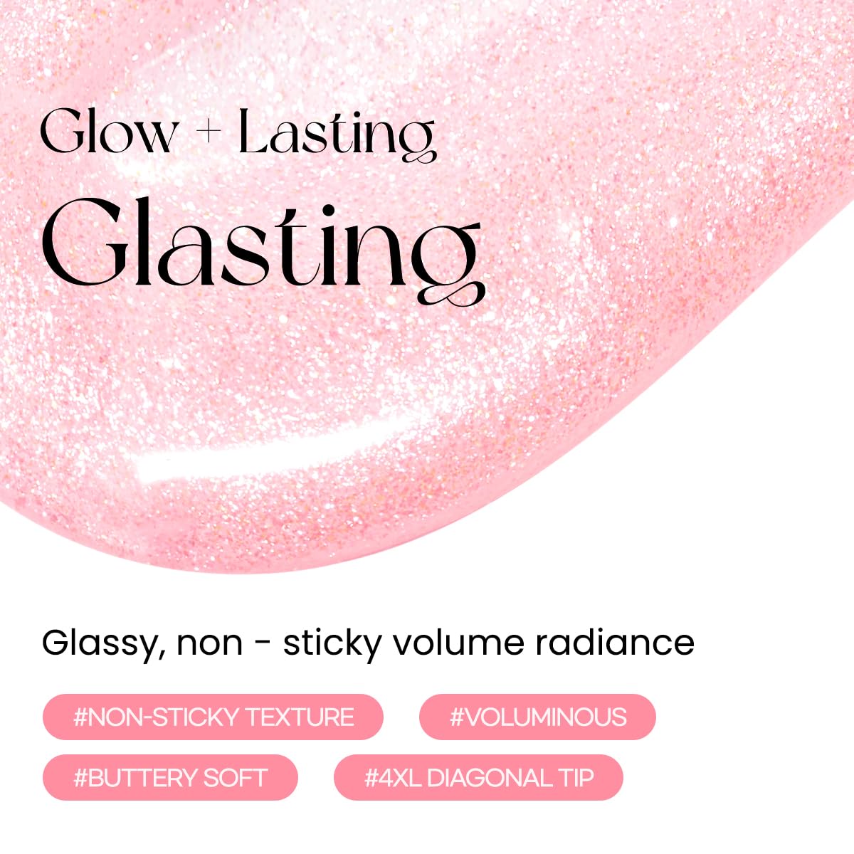 Peripera Ink Glasting Lip Gloss swatch on skin