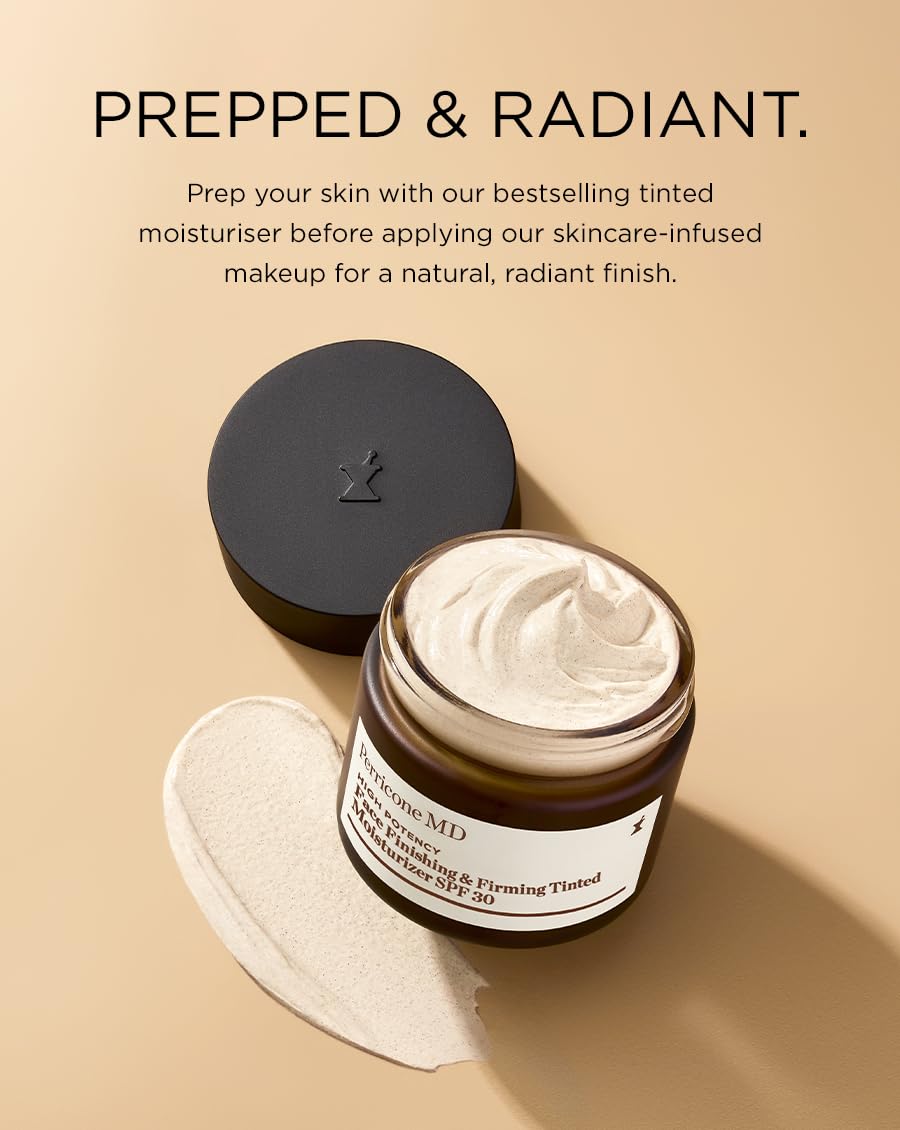 Perricone MD Tinted Moisturizer SPF 30 application on skin