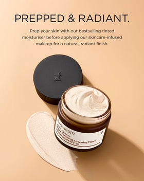 Perricone MD Tinted Moisturizer SPF 30 application on skin