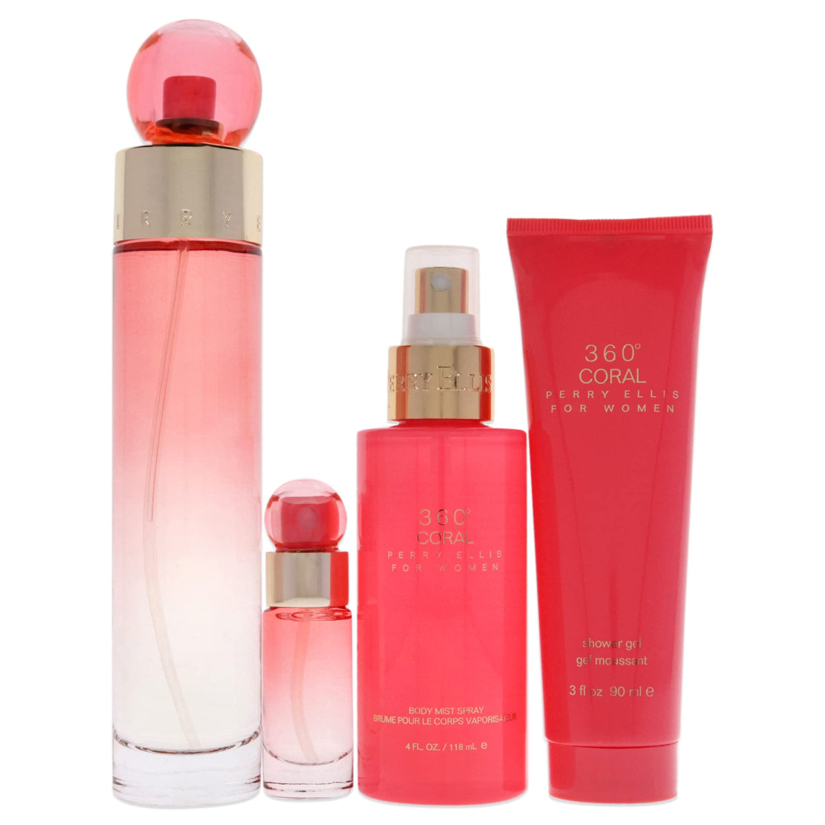 Perry Ellis 360 Coral fragrance bottle close-up