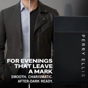 Perry Ellis Midnight Eau De Toilette Spray bottle close-up